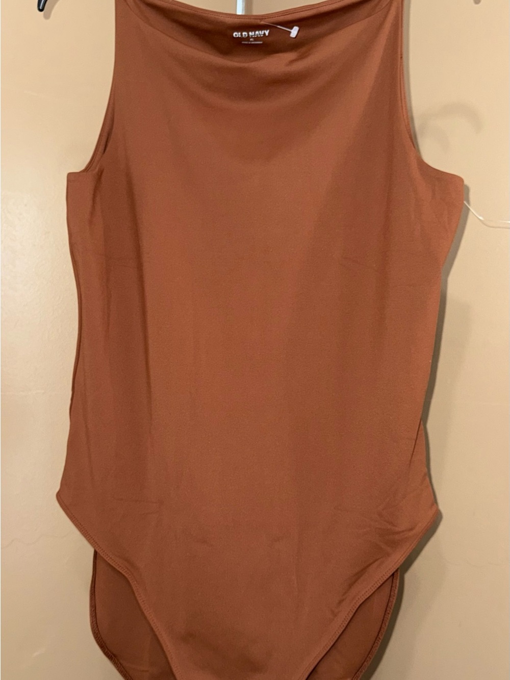 NEW Old Navy Women’s Rust Orange Sleeveless Bodysuit. Size XL.